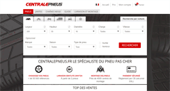 Desktop Screenshot of centralepneus.fr